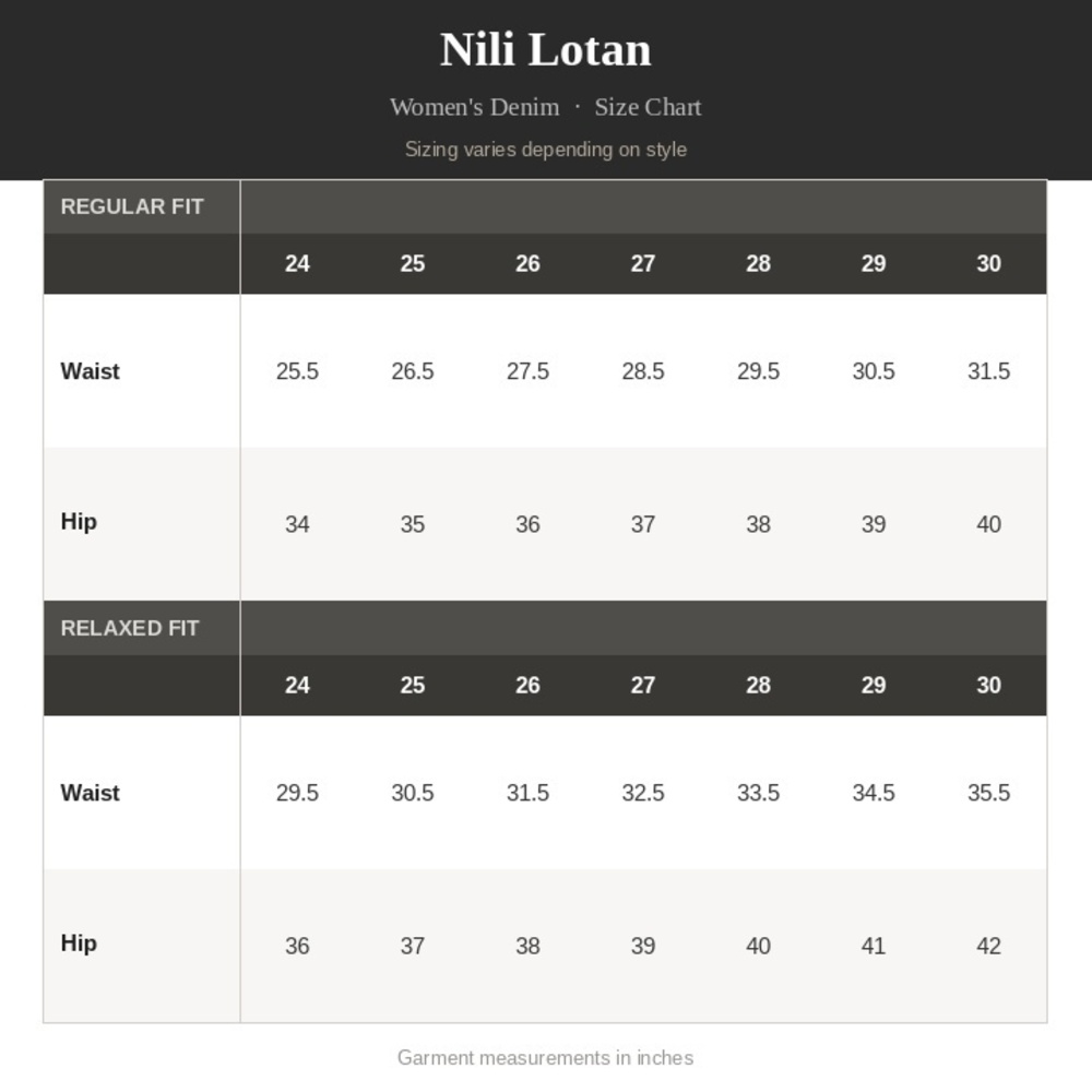 NEW NILI LOTAN women's calvin carpenter jean in simon wash - Picture 2 of 4